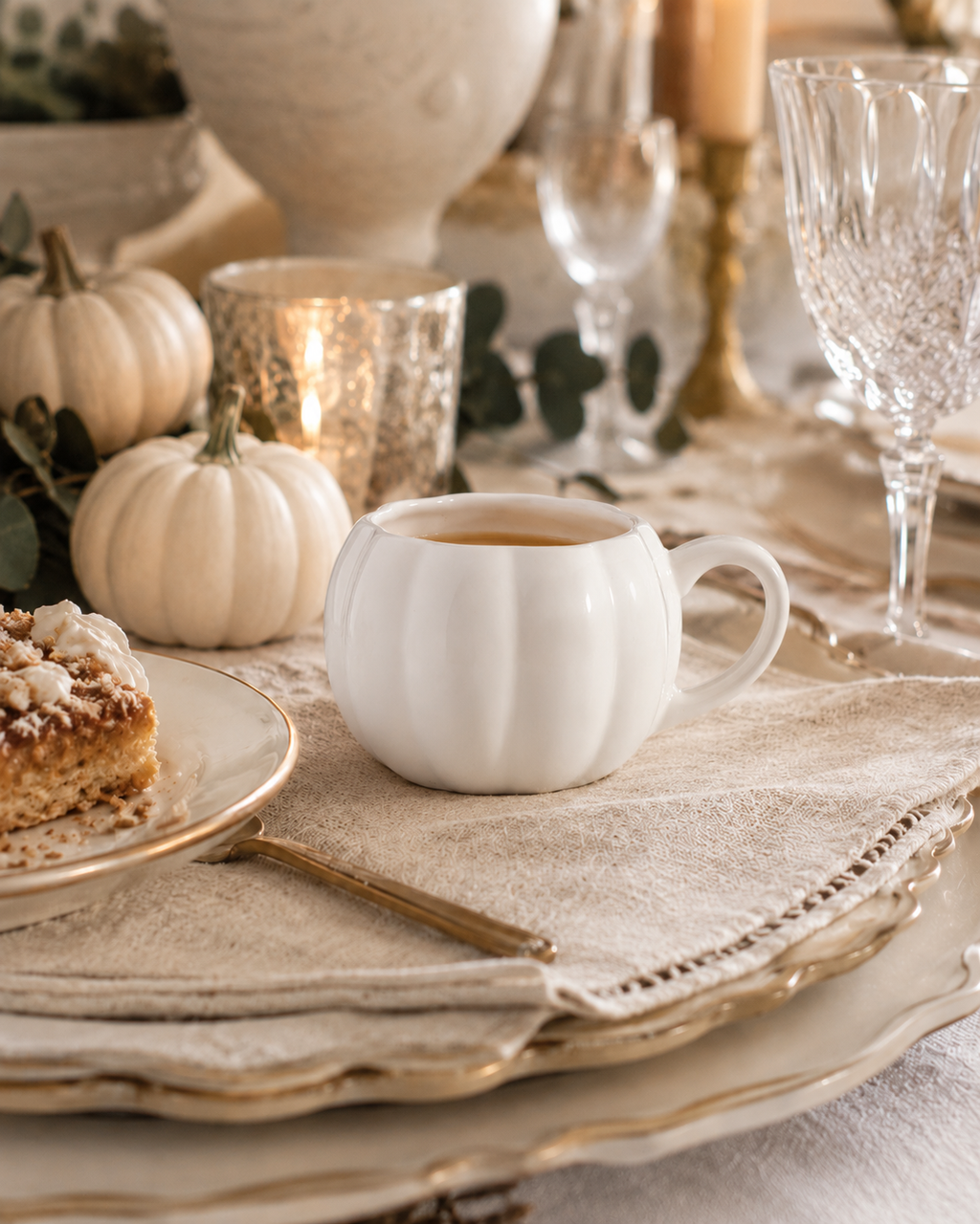 Pumpkin Mug - White