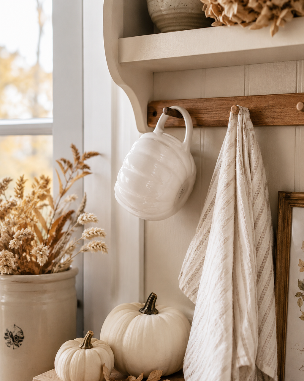 Pumpkin Mug - White